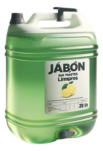 Jabón De Trastes Limón 20l Premium