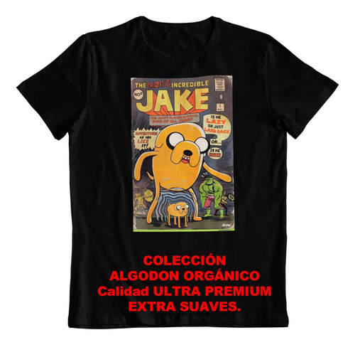 Polera - Dtf - Algodon Organico - Hora De Aventura