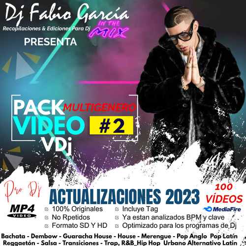 Pack Vídeos Extended Multigeneros Vol.2  2023 