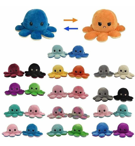 Pulpo Reversible Peluche De Calidad Y Original En Oferta!