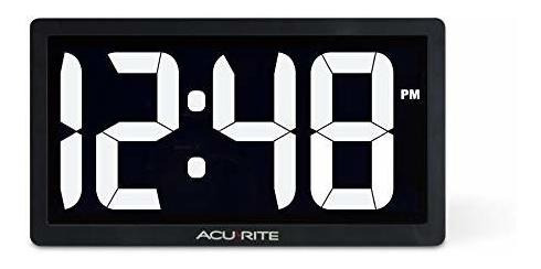 Acurite 75114m Reloj Digital Led De 10 Pulgadas Con Brillo D