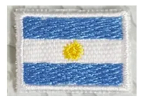 20 Parches - Apliques Banderas Argentinas Chicas.