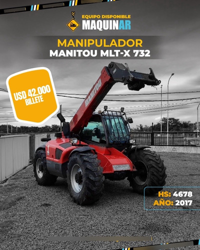 Manipulador Telescopico Manitou Mlt-x 732