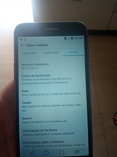 Celular LG K10