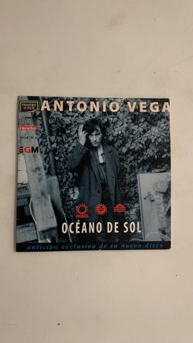 Cd Antonio Vega Oceano De Sol / Anticipo 4 Temas + Imagene 