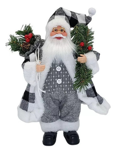 Adorno Navideño Papá Noel Decoracao Natalina Regalos 30cm