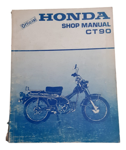 Revista Catalogo Shop  Honda Ct 90 Trail