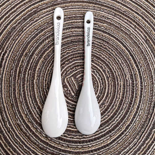 Cucharas De Cerámica X 2 - Brondolas - Varios Colores