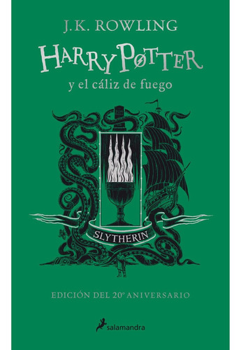 Harry Potter Y El Cáliz De Fuego Ed 20 Aniv Slytherin
