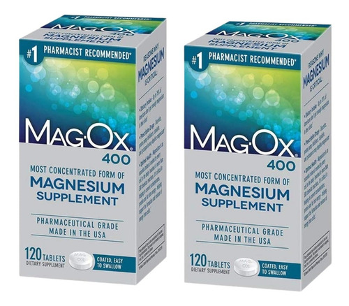 Magnesio 120tbs Pack De 2 - Unidad a $1259