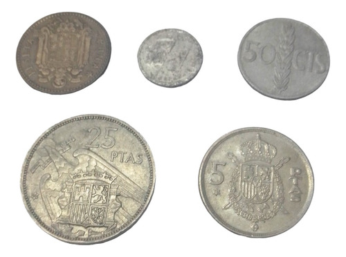 Monedas De España Lote X 5