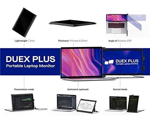 Monitor Portátil Mobile Pixels Duex Plus Para Ordenadores Po