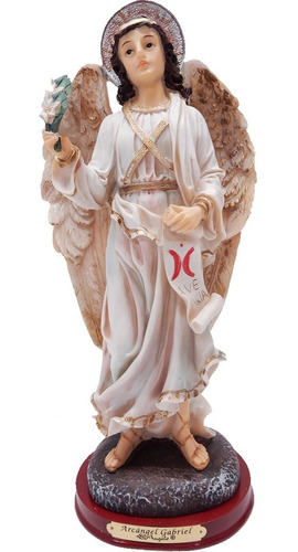 Figura Arcangel Gabriel De 30cm Di Angelo