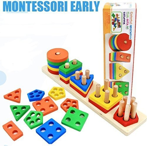 Imagen 3 de 6 de Revanak - Juguetes Educativos De Madera Para Niños Pequeños