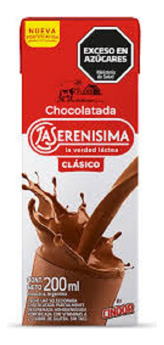 Leche La Serenisima Chocolatada 200 Cc X 10 Unidades