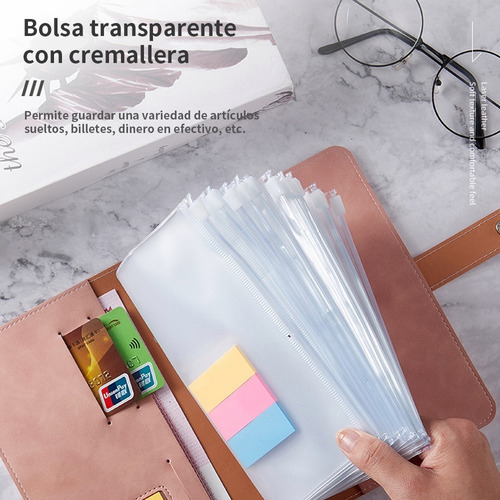 ~ A6 Carpeta De Argollas Libreta De Cuero Carpeta Planner