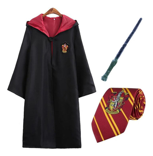 Conjunto De Fantasía (cama+varita Y Corbata) Harry Potter He