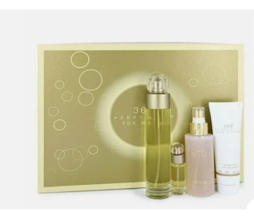 Set Perry Ellis 360 Para Mujer 4 Unidades 