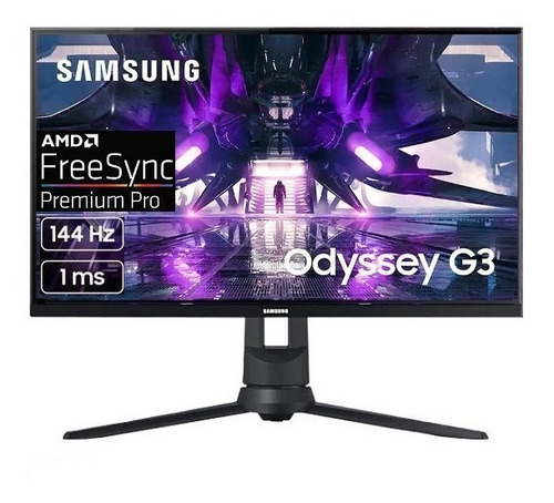 Monitor Samsung 24 Odyssey G3 144hz 1ms Fhd Dp/hdmi/vga 250n