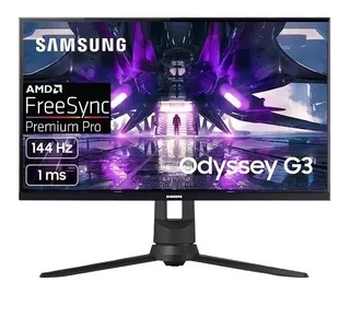 Monitor Samsung 24 Odyssey G3 144hz 1ms Fhd Dp/hdmi/vga 250n