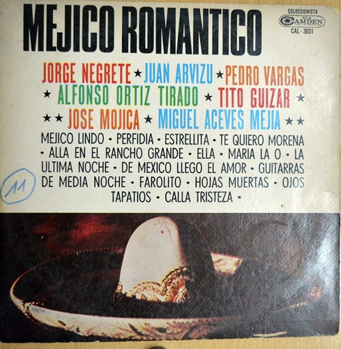 Lp Vinilo México Romántico Intérpretes Varios