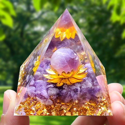 C Energía Curativa De La Pirámide De Orgonita De Cristal Cur