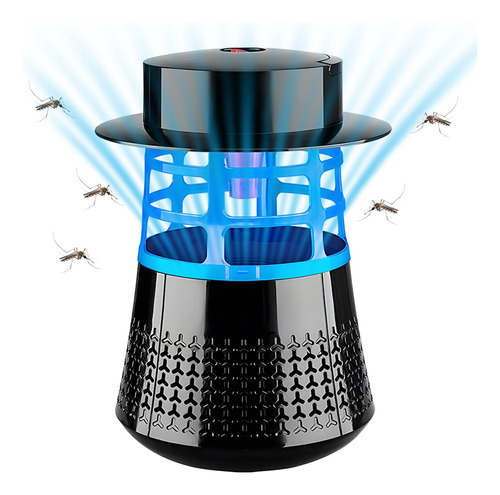Lámpara Mosquito, 7 Luces, Para Exteriores, Eliminador Eléct