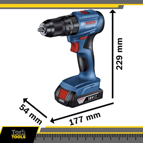 Kit Furadeira/paraf Impacto Gsb185-li 7 Brocas X-line Bosch