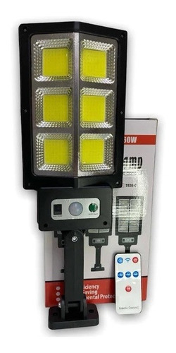  Foco Solar Luz Led  Exterior 6 Sensor Mov Control Foto Célu