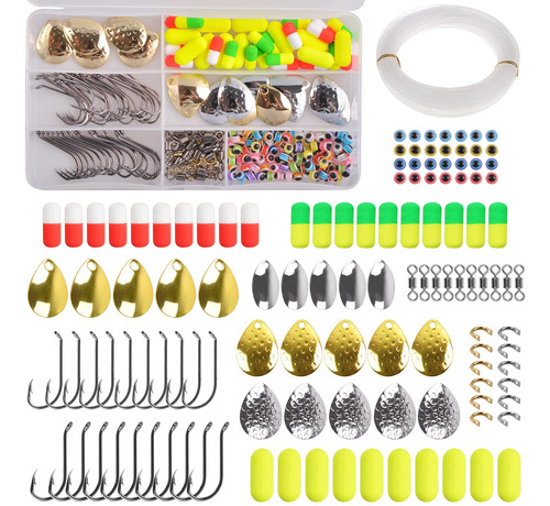 Seuelos De Pesca Spinner Walleye Rig Making Kit, 231pcs Diy