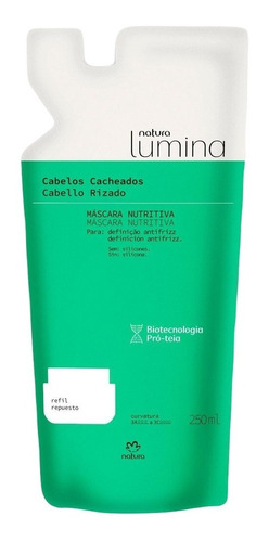 Repuesto Máscara Nutritiva Cabello Rizado Lumina Natura