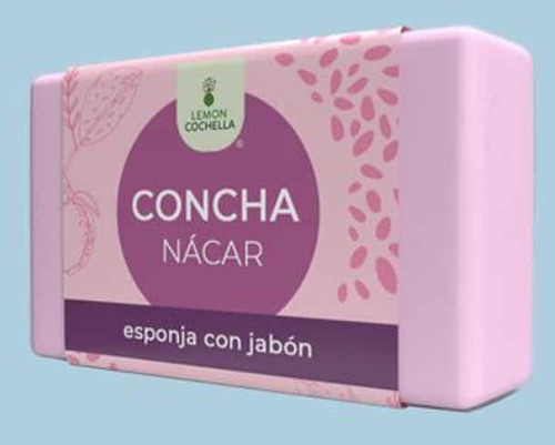 Esponja Con Jabón De Concha Nácar Lemon Cochella