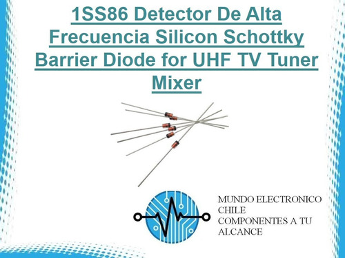 2 X 1ss86 Detector De Alta Frecuencia Schottky Barrier