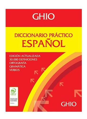 Libro Diccionario Ghio Practico Espanol /930