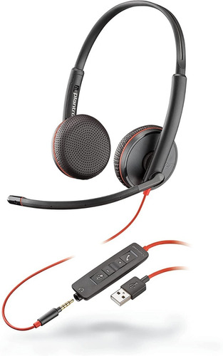 Hed Set Plantronics Blackwire C3225 Auriculares  Usb Tipo A