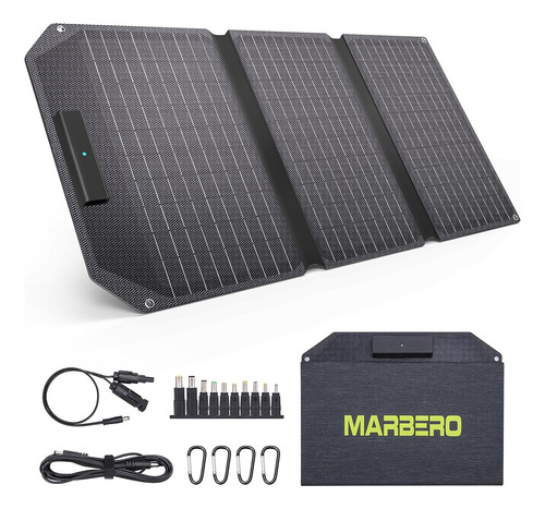 Panel Solar Plegable Portátil De 30 W Con Puertos Usb  12v 