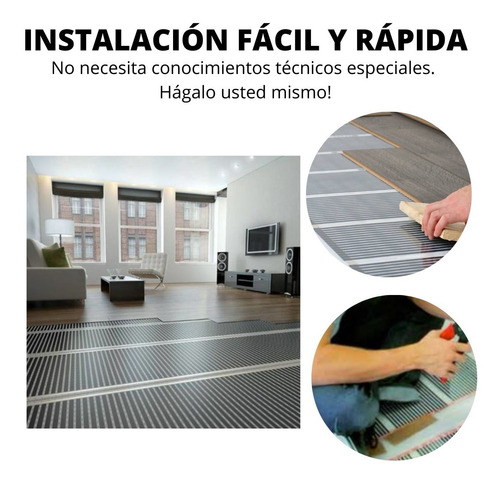Imagen 3 de 10 de Piso Losa Radiante Eléctrico Kit Lámina 12m2 De 220w/m2 Pr