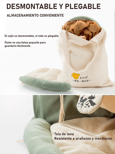 Túnel Plegable Con Cama Y Hamaca Para Gato