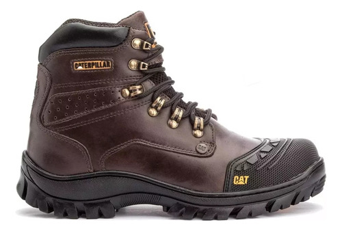 Bota Caterpillar Model 2190 Cuero Legitimo Punta Pvc