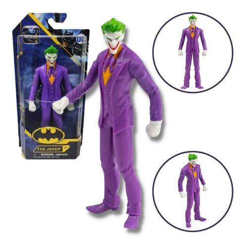 Boneco 15 Cm Batman Dc  ( The Joker ) - Spin Master