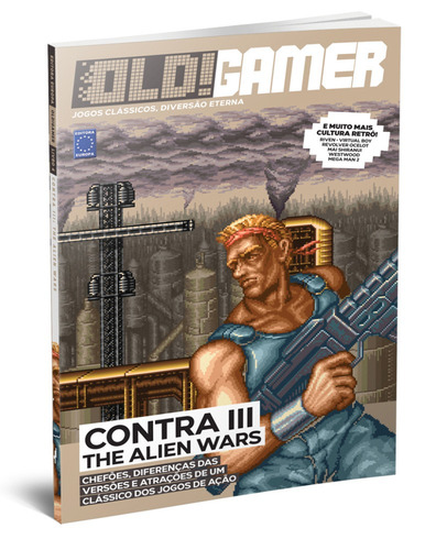 Bookzine OLD!Gamer - Volume 4: Contra III, de Editora Europa. Editorial Editora Europa Ltda., capa mole em português, 2021
