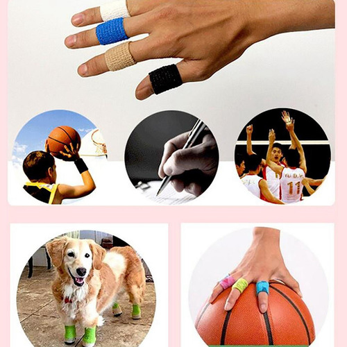 Cinta Veterinaria Envoltura Vendaje Autoadhesivo, 18 Unidade