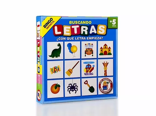 Buscando Letras Bingo Infantil Con Que Letra Empieza Ruibal