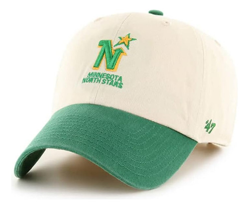 Minnesota North Stars Vintage Dos Tonos 47 Limpieza Osf A