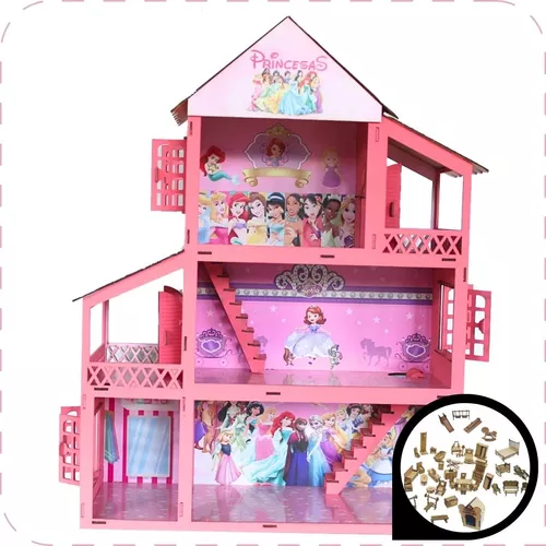 CASINHA DA BARBIE com Moveis mdf casinha de brinquedo meninas - Artigos  infantis - Itapuã, Vila Velha 1260815490