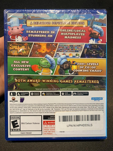 Overcooked! All You Can Eat Ps5 Nuevo (Usado)