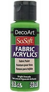 Pintura - Deco Art Sosoft Fabric Acrylic Paint 2oz-bright Av