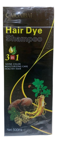 Shampoo Para Teñir Canas Caigaibai Uva Morado 500ml