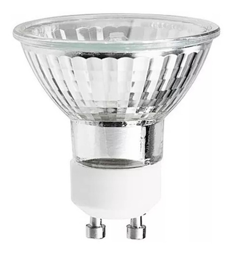 Lâmpada Halógena Dicroica Mr16 35w 220v Gu10 3000k C/ Lente Cor da luz Branco-quente