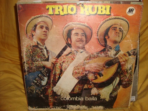 Vinilo Trio Rubi Colombia Baila C3